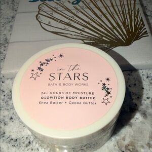 Bath & Body Works In The Stars Glowtion Body Butter - White and Gold